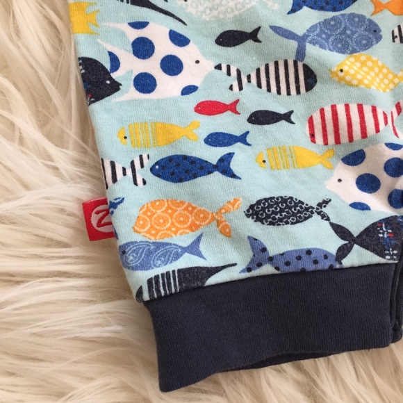 (SOLD) Zutano Fish Romper - Picture 7 of 7